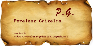 Perelesz Grizelda névjegykártya